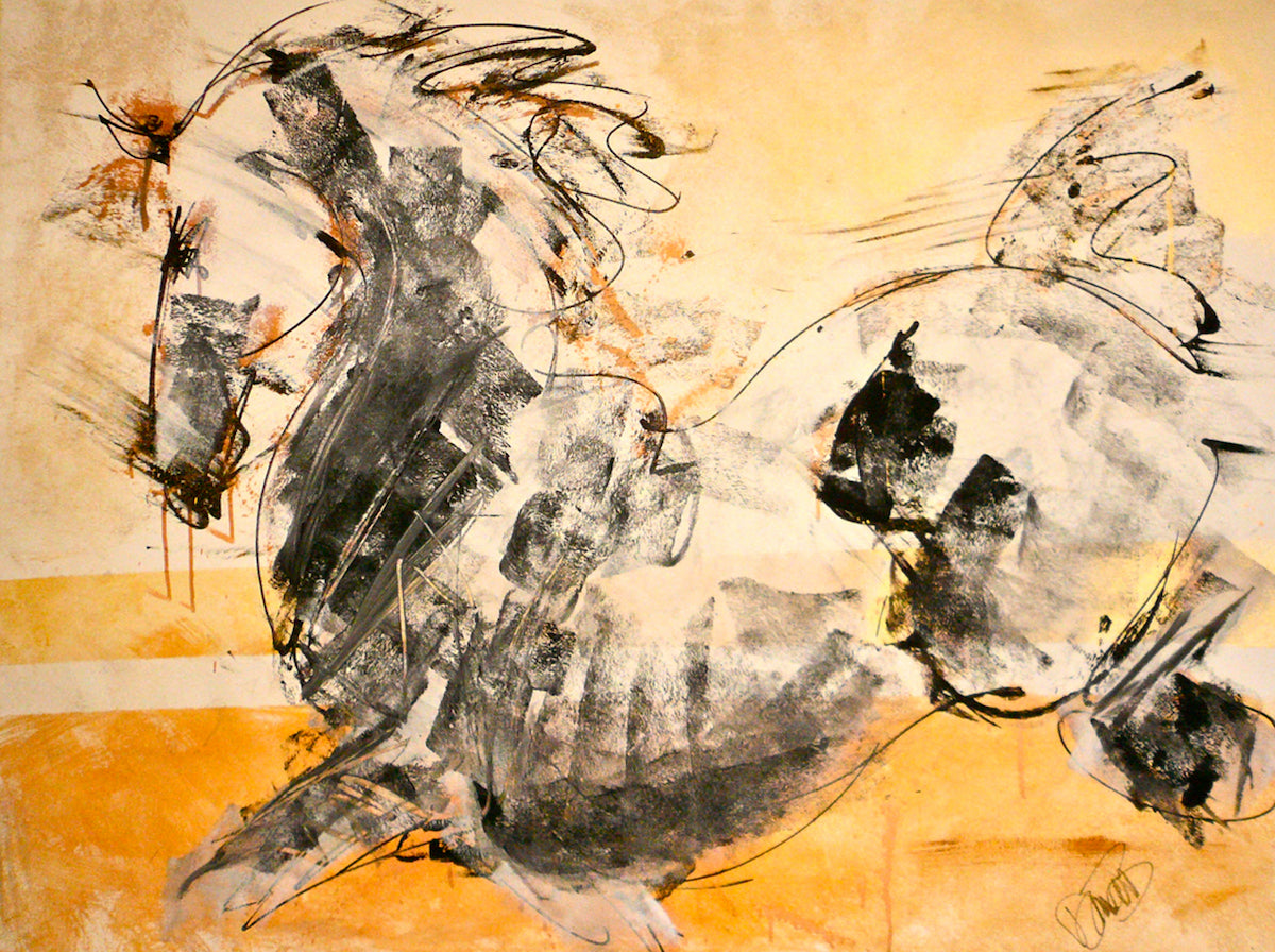 Contemporary Artist Donna B to Donate Modern Equine Art Experience at Celebrity Fight Night in Phoenix