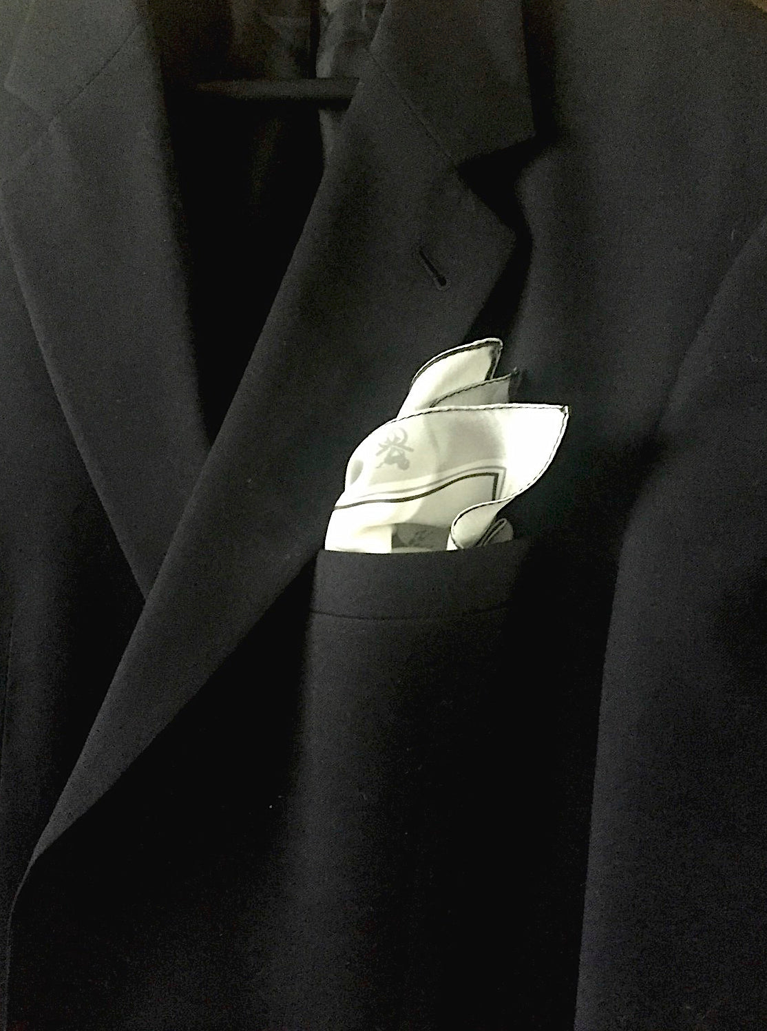 Equestrian Silk Scarf - Checkmate Mini